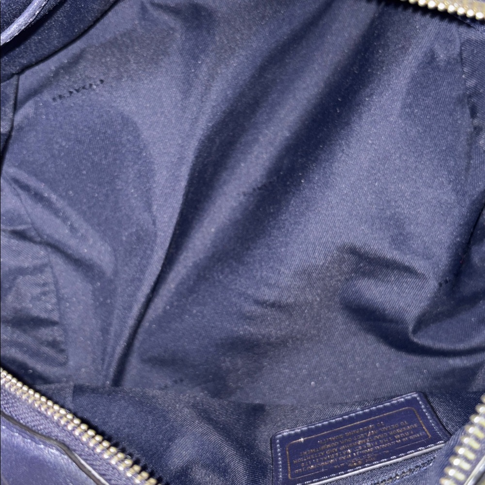 Coach Ace Satchel Navy Glovetanned Leather - Picture 13 of 13